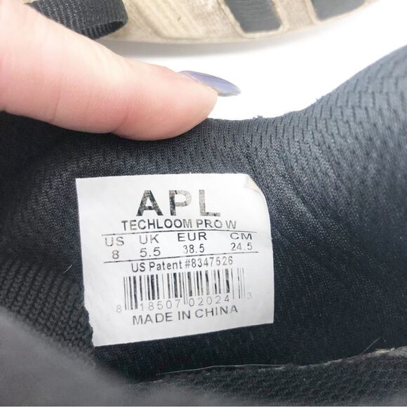 APL | Athletic Propulsion Labs Black White TechLoom Pro Sneakers Women’s Size 8 - Picture 10 of 11